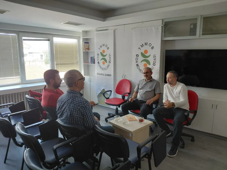Gıda Mühendisleri Odası İstanbul Şubesi’ni ziyaret ettik: "Taban ücret hakkımızı savunmaya devam edeceğiz"